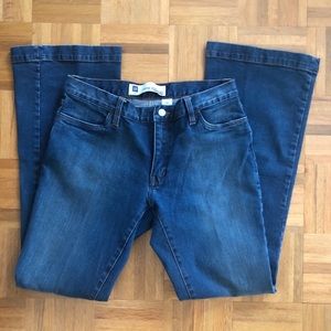 Gap Long & Lean Stretch Sz 10R Flare Jeans